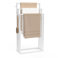 IDMarket - Porte-Serviettes sur Pied 3 Niveaux Dallas métal Blanc Design Industriel
