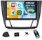 [4+64G]SIXWIN Autoradio Android 13 con CarPlay/Android Auto/Mirror Link per BMW 1 Series E81 E82 E87 E88 2008-2012,9 Pollici HD TouchScreen Schermo Navigatore WiFi Bluetooth 5.0 FM/RDS 32EQ