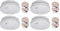 ELRO FS1510 | 2-teiliges Rauchmelder-Set | Magnetisches Befestigungsset | 10 Jahre Batterie | Entspricht der europäischen Norm EN14604 | Weiß | Set mit 2 Stück (Packung mit 2)