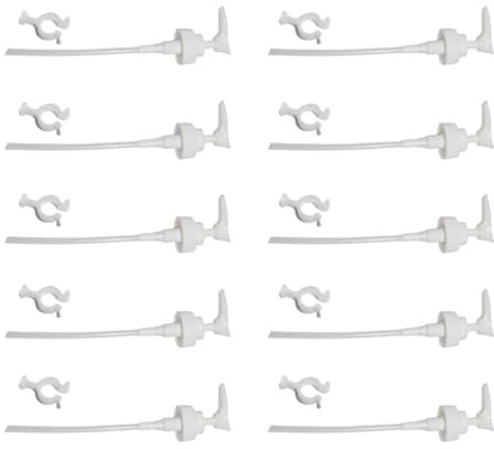 Pumpspender-Set für Behälteröffnungen, Anti-Siphon-Kammer, abschließbarer Kopf für Lotionen, Desinfektionsmittel, Aufbewahrung, Gallonenspender