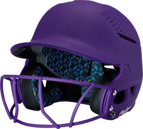 Rawlings | RX2 Series Fastpitch Softball Batting Helmet | Junior | Purple
