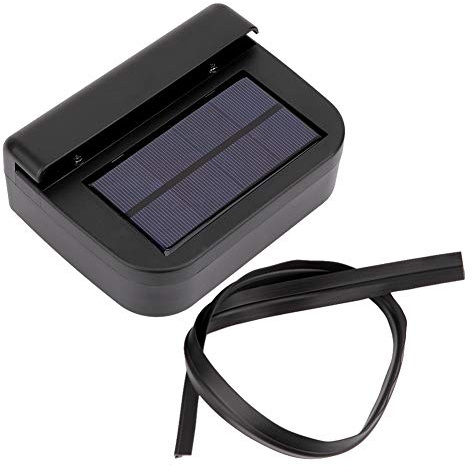 MUNEFE Solar Powered Car Ventilator, Solar Car Exhaust Fan, Auto Air Vent Cooling Ventilation System Suitable for Universal Cars