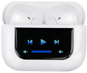 GRUNDIG Kopfhörer Kabellos Bluetooth 5.4 - Bluetooth Kopfhörer mit Mikrofon - In Ear mit Geräuschunterdrückung - Touchscreen Ladecase mit LED Anzeige und Typ-C Kabel