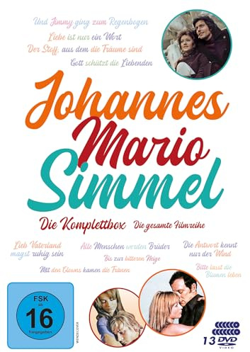 Johannes Mario Simmel Komplettbox (u.a. Und Jimmy ging zum Regenbogen / Liebe ist nur ein Wort / Der Stoff, aus dem die Träume sind / Gott schützt die Liebenden / Lieb Vaterland magst ruhig sein)