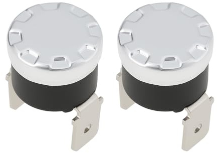 YINETTECH 2 Pack Dishwasher High Limit Thermostat KSD301 85°C 250V 10A 661566 Compatible with Whirlpool Compatible with Kenmore