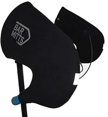 Bar Mitts kaltem Wetter Road Fahrrad Lenker Fäustlinge, passend für Shimano-mit Außen geleitet Shift Kabel, Herren Unisex Kinder, schwarz