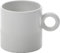 Alessi Coffee Cup Tazza caffè Dressed, Porcellana, Bianco, 4 unità (Confezione da 1)