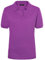 James & Nicholson Damenpolo Classic - Piqué-Poloshirt mit gestrickten Bündchen | Farbe: Purple | Grösse: XXL