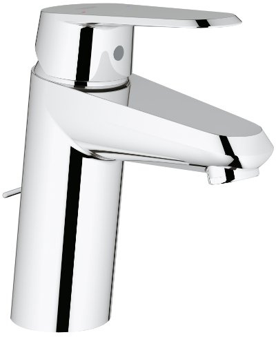 GROHE Eurodisc Cosmopolitan - Einhand-Waschtischbatterie (wassersparend, mit Temperaturbegrenzer, Schnellbefestigungssystem), chrom, 3317820E
