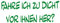 kleb-Drauf® | Fahre ich zu dicht vor Ihnen her? | Grün - glänzend | Autoaufkleber Autosticker Decal Aufkleber | Auto Car Motorrad Fahrrad Roller Bike | Deko Tuning Stickerbomb Styling Wrapping