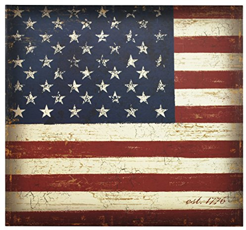 MCS Expandable 10-Page Scrapbook Album with 12 x 12 Inch Pages, 13.5 x 12.5 Inch, Vintage Flag