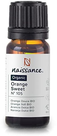 Naissance Aceite Esencial de Naranja Dulce BIO (No. 105) - 10ml - Certificado Ecológico, Puro, Natural & No Diluido - Para Quemador, Humificador, Aromaterapia, Difusor, Masajes