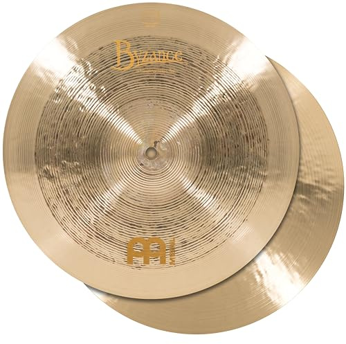 Meinl Cymbals B14TRH Byzance Jazz 14-Inch Tradition Hi Hat Cymbal Pair