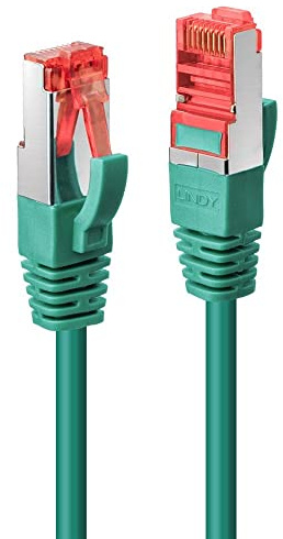 LINDY Cat.6 S/FTP Network Cable, Copper, 250MHz, Green, 2 m