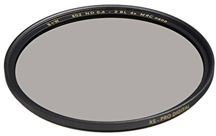 B+W 1089153 Neutral Density Filter ND4 46 mm MRC Nano XS-Pro 16x Tempered Slim Premium Matte Black