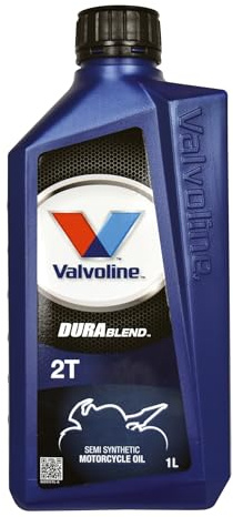 Valvoline Durablend 2T 1-Liter | Teilsynthetisches VALVOLINE Durablend 2-Takt-Motorenöl, Inhalt 1000 ml; empfohlen bei originalen bis leicht getunten Motoren
