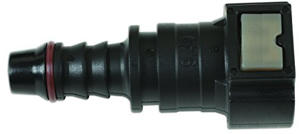 Connect 37215 Fuel Line Straight Quick Connector 9.49mm x 8mm 3pc, Grey