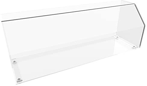 nattmann Lebensmittelechter Thekenaufsatz aus PLEXIGLAS® Abdeckhaube Spuckschutz Vitrine Acrylglas 60cm