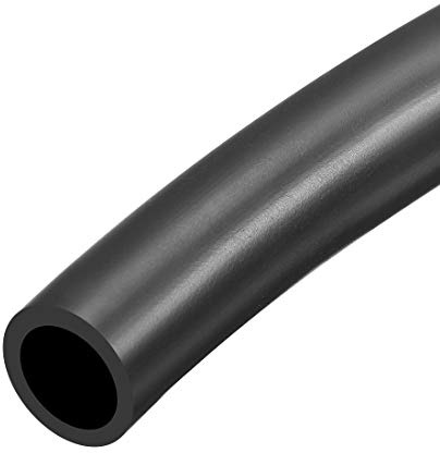 uxcell Fuel Line Hose Oil Tube, 10mm ID x 14mm OD 5m Black Rubber Water Hose Engine Pipe Tubing