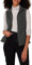 Amazon Essentials Gilet in Morbido Pile Senza Maniche dalla vestibilità Classica (Disponibile in Taglie Forti) Donna, Carbone Puntinato, L
