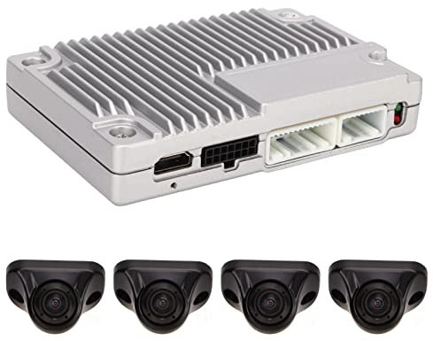 Car DVR camera system, 360 degree view surround system screen switching for car