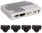 Car DVR camera system, 360 degree view surround system screen switching for car