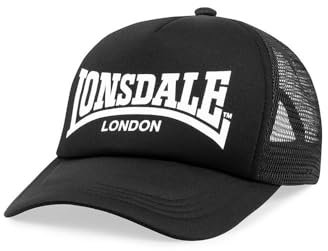 Lonsdale Herren DONNINGTON Kappe, Black/White, Einheitsgröße