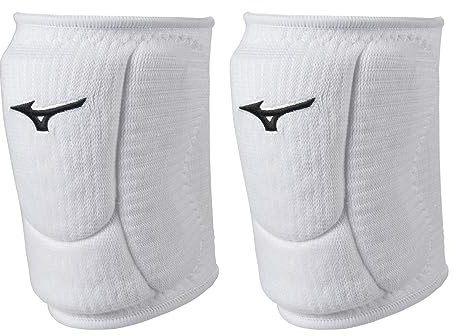 Mizuno LR6 Pro ECO - Ginocchiere da pallavolo, da donna, taglia M, colore: bianco