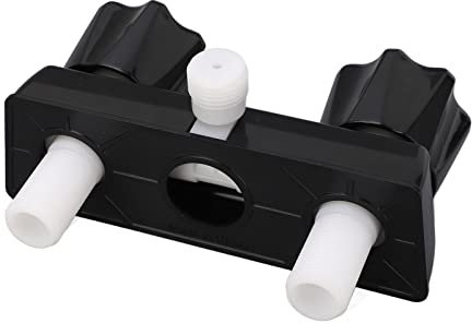 Rubinetto Doccia per Bagno RV Funzionamento a 90 Gradi Miscelatore Doccia a Prova di Scoppio Controllo Valvola ABS Duty RV Camper RV Caravan Camper (Nero)