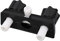 Rubinetto Doccia per Bagno RV Funzionamento a 90 Gradi Miscelatore Doccia a Prova di Scoppio Controllo Valvola ABS Duty RV Camper RV Caravan Camper (Nero)