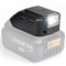 DCB090 12V/20V Max USB Power Source for DEWALT USB Charger Adaptor with DC Port & LED Work Light for Dewalt 12V 14.4V 18V 20V Lithium Battery DCB120, DCB121, DCB140, DCB18,DCB203,DCB200
