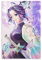 EKoKim Anime-Poster Demon Slayer Shinobu Kocho Poster, dekoratives Gemälde, Leinwand, Wandposter und Kunstdruck, modernes Familienschlafzimmer-Dekor-Poster, 20 x 30 cm