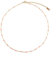 Mikovivi Collana a Catena in Oro Boho per Donne, Collane Girocollo con Perline Semplici Collana Delicata Estate Regalo di Gioielli Bohémien per Ragazze Adolescenti (Rosa)