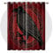 Vorhänge Krähe - Wikinger Rabe Nordische Mythologie Fenster Gardinen mit Ösen, Vorhang Blickdicht Verdunklungsvorhänge Thermovorhang für Wohnzimmer Deko 2er Set, H 220 x B 140 cm D#-261
