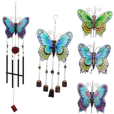 BCOATH 1Stück Windspiel Hängende Glocke und Metall für Terrasse und Garten Kreative Hängedekoration Äolische Glocken für Ruhige