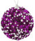 Weihnachtskugeln, Christbaumkugeln Dekoration, 8 cm Weihnachtsperlen Pailletten Glitzerkugeln Baumschmuck Dekoration