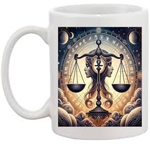 Waage Sternzeichen mit starken Eigenschaften Tasse
