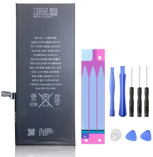 XITAIAN 3.82V 14.51Wh 3800mAh 616-0765 Remplacement Batterie pour iphone 6 Plus A1522 A1524 A1593 avec kit d'outils