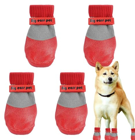 Wasserdichte rutschfeste Hundestiefel | Winter-Welpenpfotenschutz | wiederverwendbare Stiefel für Haustiere bei kaltem Wetter für Spaziergänge im Freien und Sport
