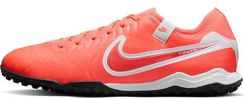 Nike Men Tiempo Legend 10 Pro Tf Fußballschuh für Turf Soccer Shoe, Hot Lava White, 9.5 UK