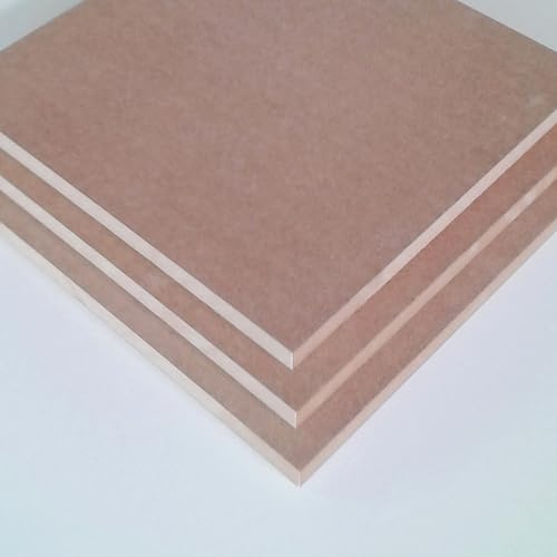 1 MDF Platte 16mm stark. Holzplatte Sondermaße auf Anfrage möglich (40x55cm)