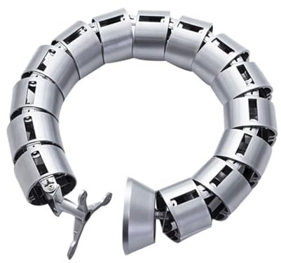 NUOBESTY Computer Desk Cable Guide Abs Plastic Cable Organizing Tube Routing Tube for Tidy Wires Computer Power Management for Office Desk Setup