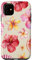 Trendy Summer Pastel Floral Hibiscus Seashell Case for iPhone 11