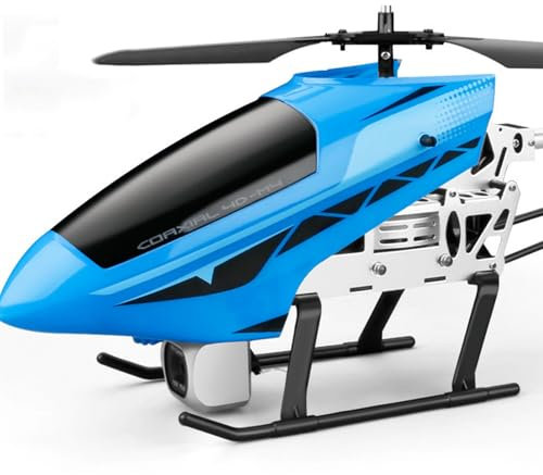 Kikioo 72cm Large RC Helicopter With Camera Alloy Anti-fall Remote Control RC Aircraft 2.4Ghz Electric RC Plane RC Drone Gift Toy For Kids Boys Girls Beginners