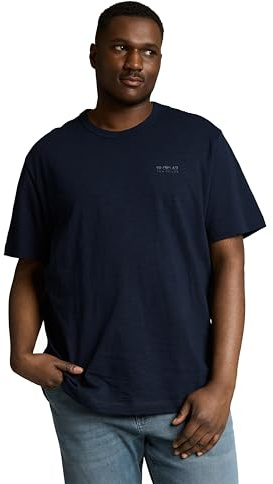 TOM TAILOR Herren 1051876 Plus Size - T-Shirt in Melange-Optik