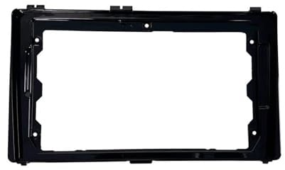 Einbaurahmen Für Autoradio Passend Für Toyota Corolla E170 Auris E180 (2016–2019), 9 Zoll, 2-DIN-Stereoanlage, Kabelbaum, Stromkabel Armaturenbrettrahmen für Autoradio-Rahmen(Only Frame)