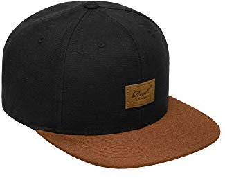 Herren Kappe REELL Suede Cap schwarz/braun