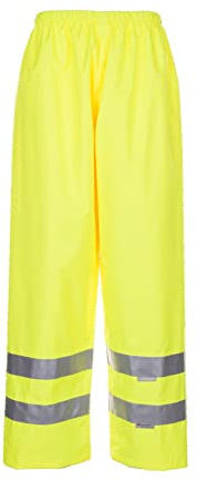 Planam 2065064 Herren Warn-/Wetterschutz Regenhose Uni, gelb, Größe XXXL