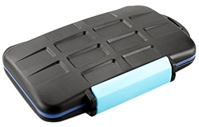 JJC MC-2 Memory Storage Case with 4 x CF/8x SD Card