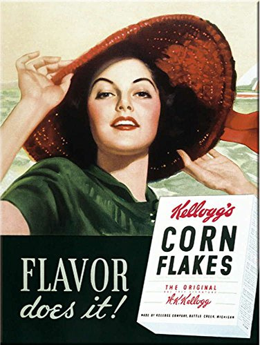 Nostalgic-Art 14257 Kellogg's - Flavor Does It, Magnet 8x6 cm